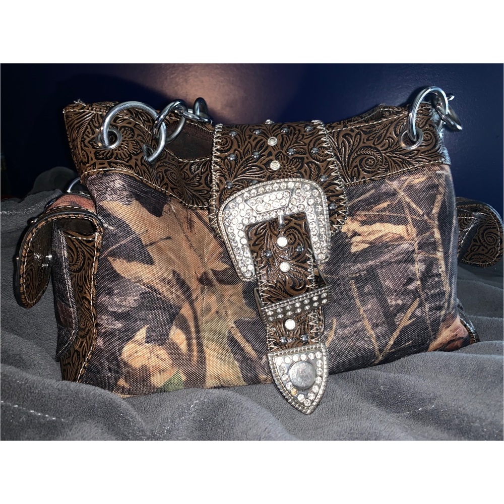 Camouflage Bling Purse